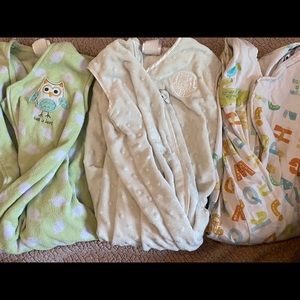 3 Large halo sleep sacks